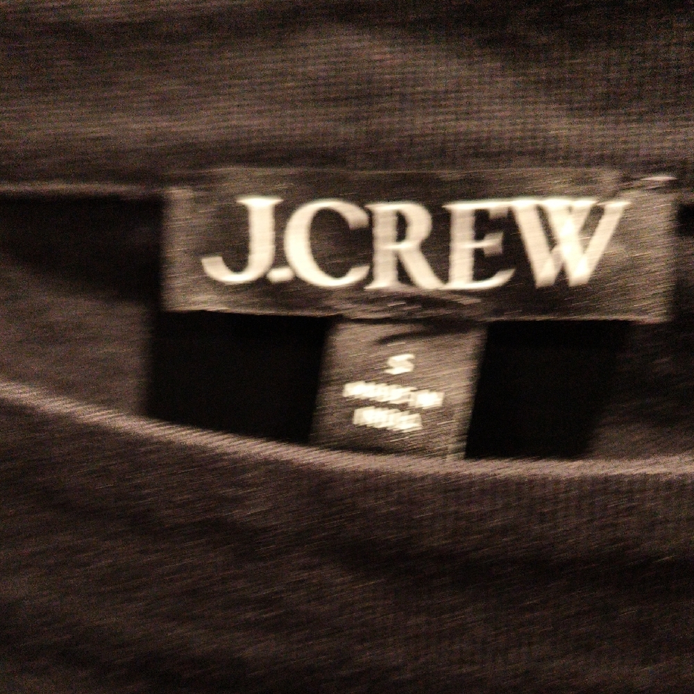 FINAL PRICE NWT J. Crew Black Boat Neck Blouse w Gold Buttons Sz Small